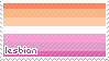 The lesbian pride flag